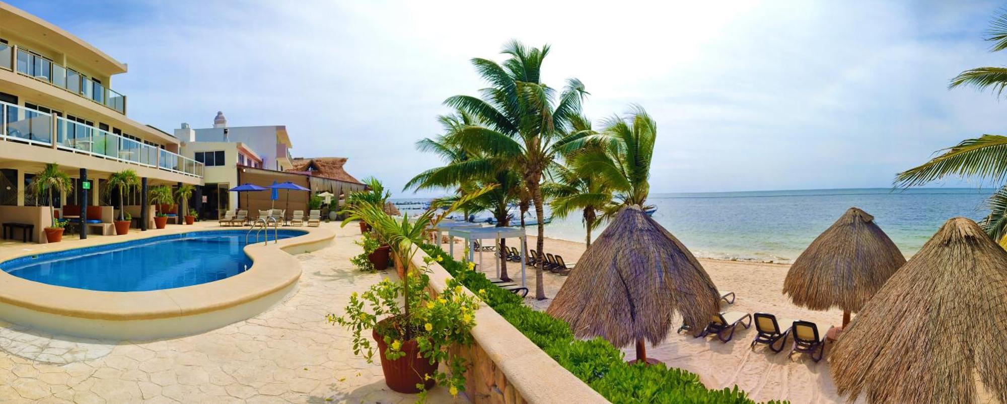 Hacienda Morelos Beachfront Hotel Puerto Morelos Kültér fotó